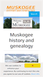 Mobile Screenshot of muskogeehistorian.com